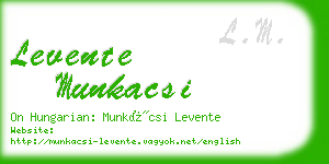 levente munkacsi business card